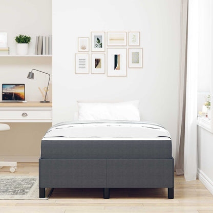 Struttura del letto Grigio scuro 120 x 200 cm Tessuto | homemem39