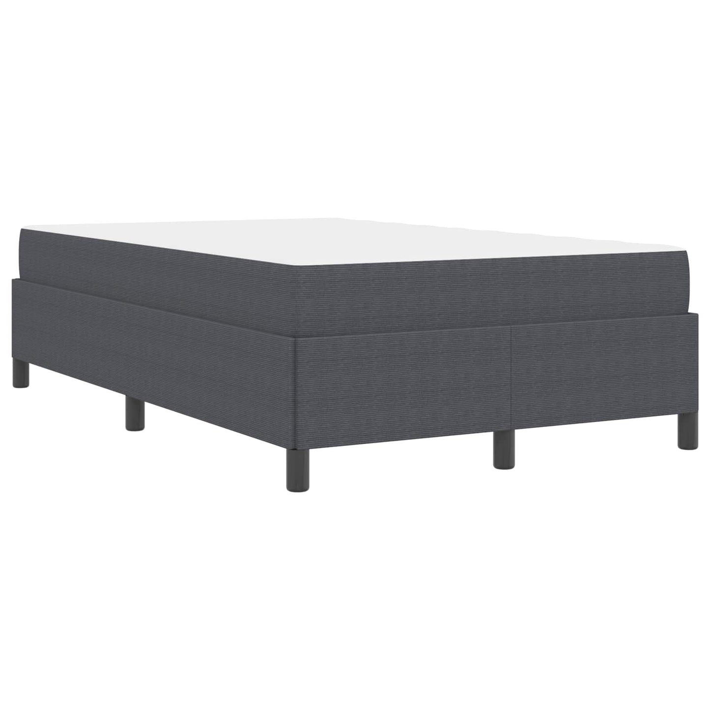 Struttura del letto Grigio scuro 120 x 200 cm Tessuto | homemem39