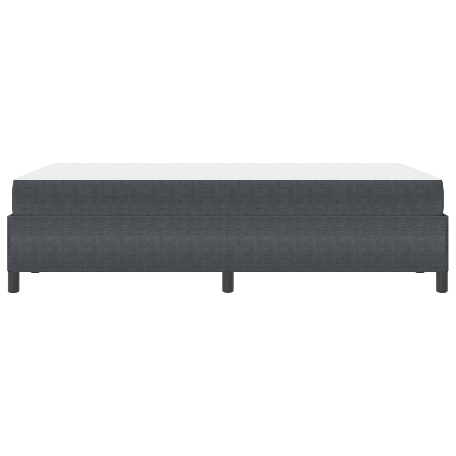 Struttura del letto Grigio scuro 120 x 200 cm Tessuto | homemem39