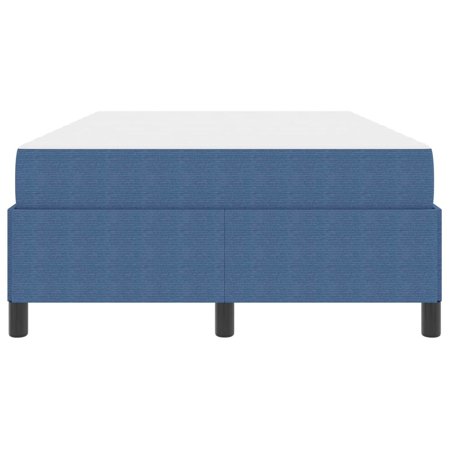 Struttura del letto con materasso Blu 120 x 200 cm Tessuto | homemem39