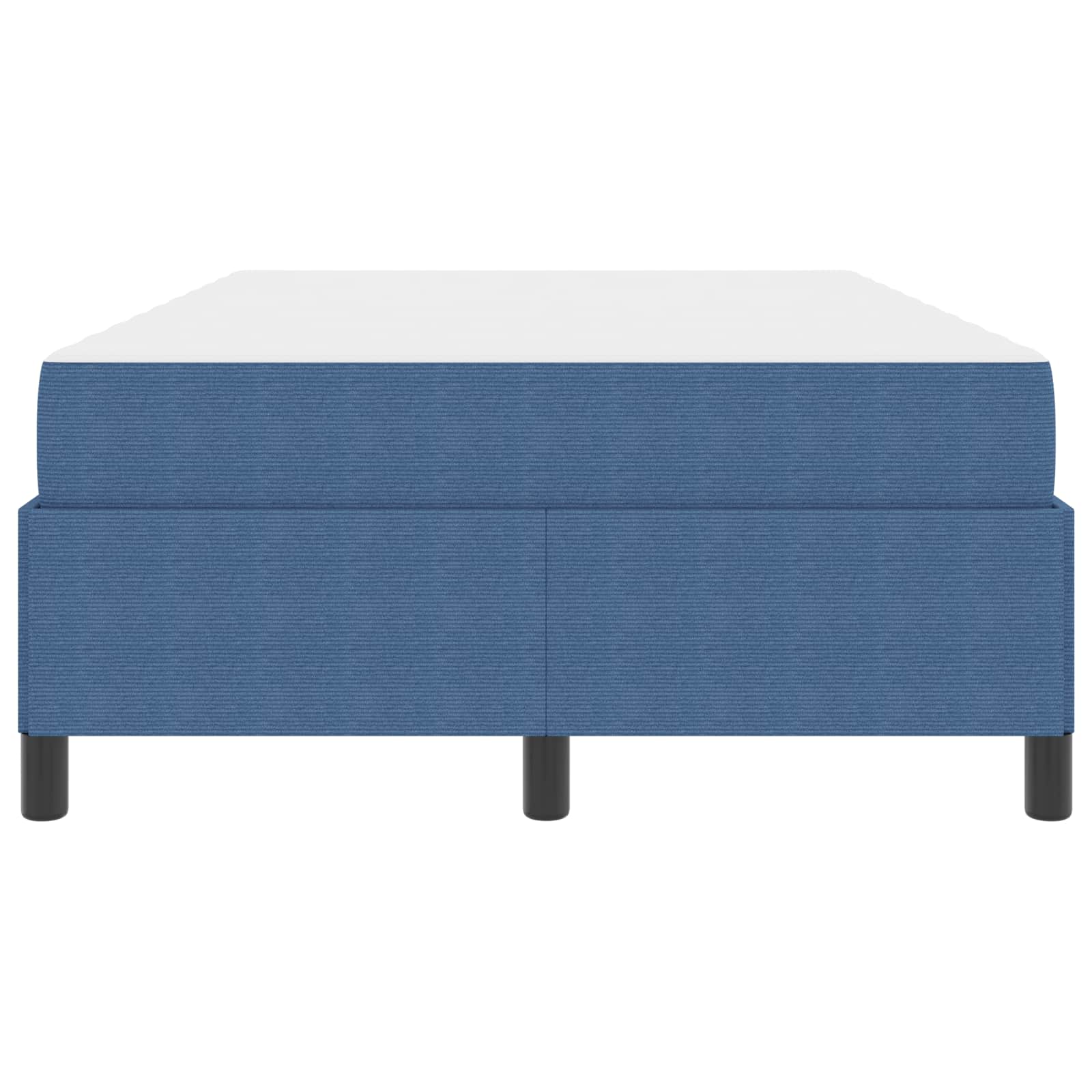 Struttura del letto con materasso Blu 120 x 200 cm Tessuto | homemem39