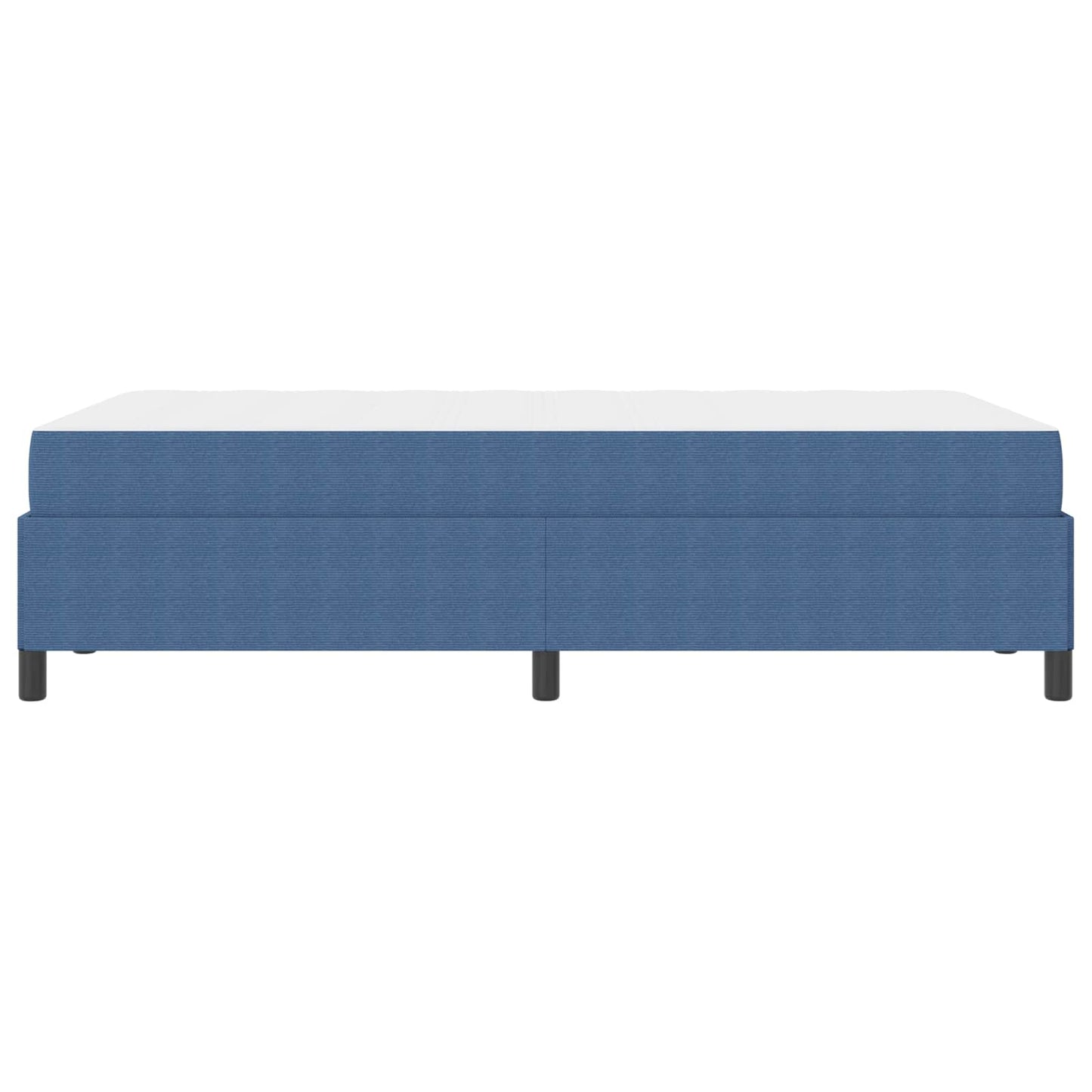 Struttura del letto con materasso Blu 120 x 200 cm Tessuto | homemem39