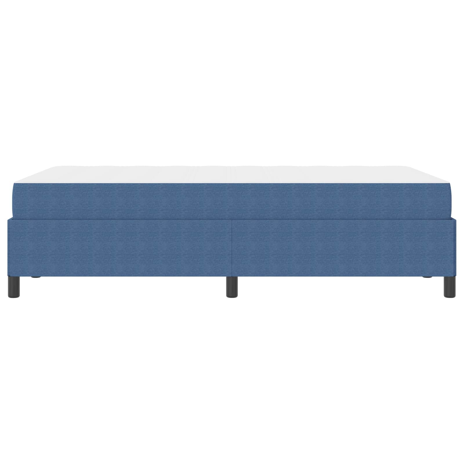 Struttura del letto con materasso Blu 120 x 200 cm Tessuto | homemem39