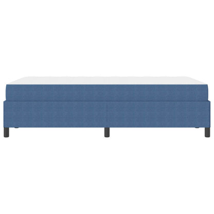 Struttura del letto con materasso Blu 120 x 200 cm Tessuto | homemem39