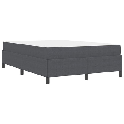 Struttura del letto Grigio scuro 140 x 190 cm Tessuto | homemem39