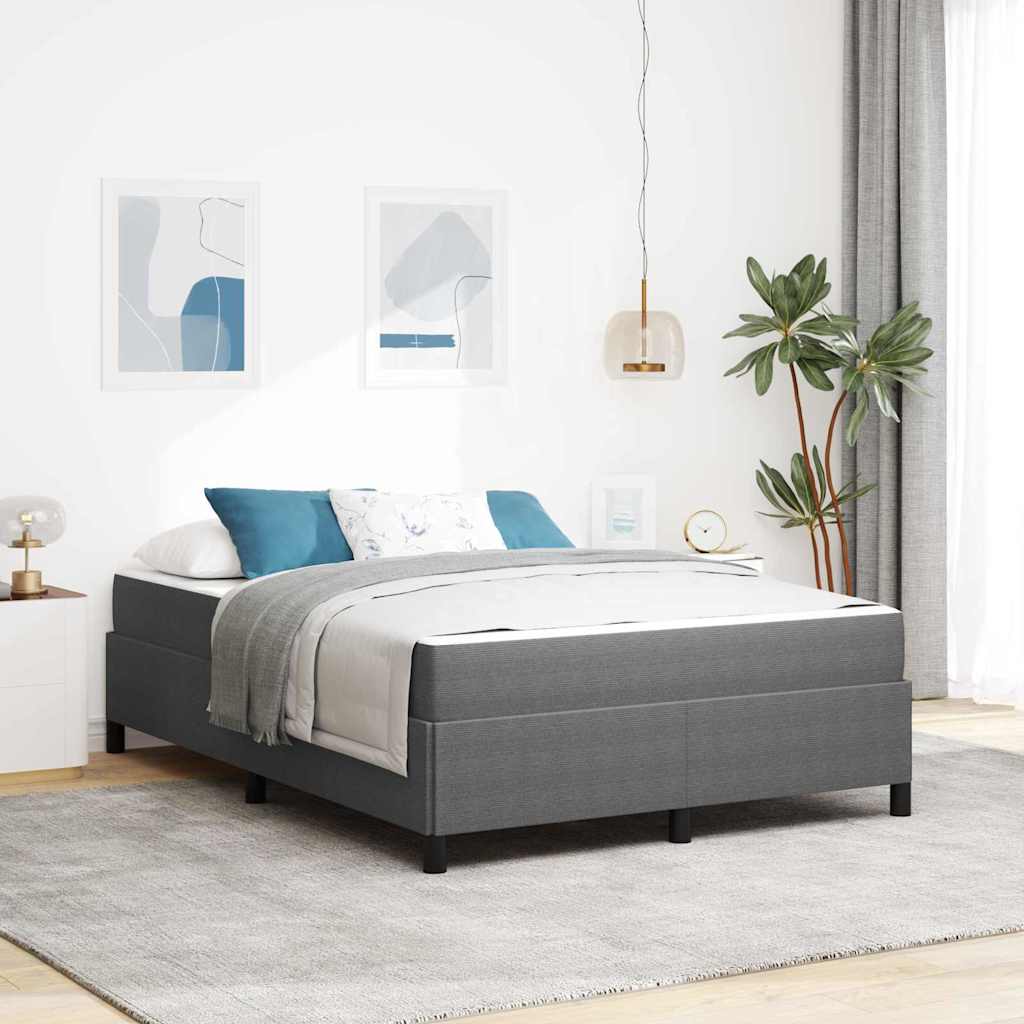 Struttura del letto Grigio chiaro 140 x 200 cm Tessuto | homemem39
