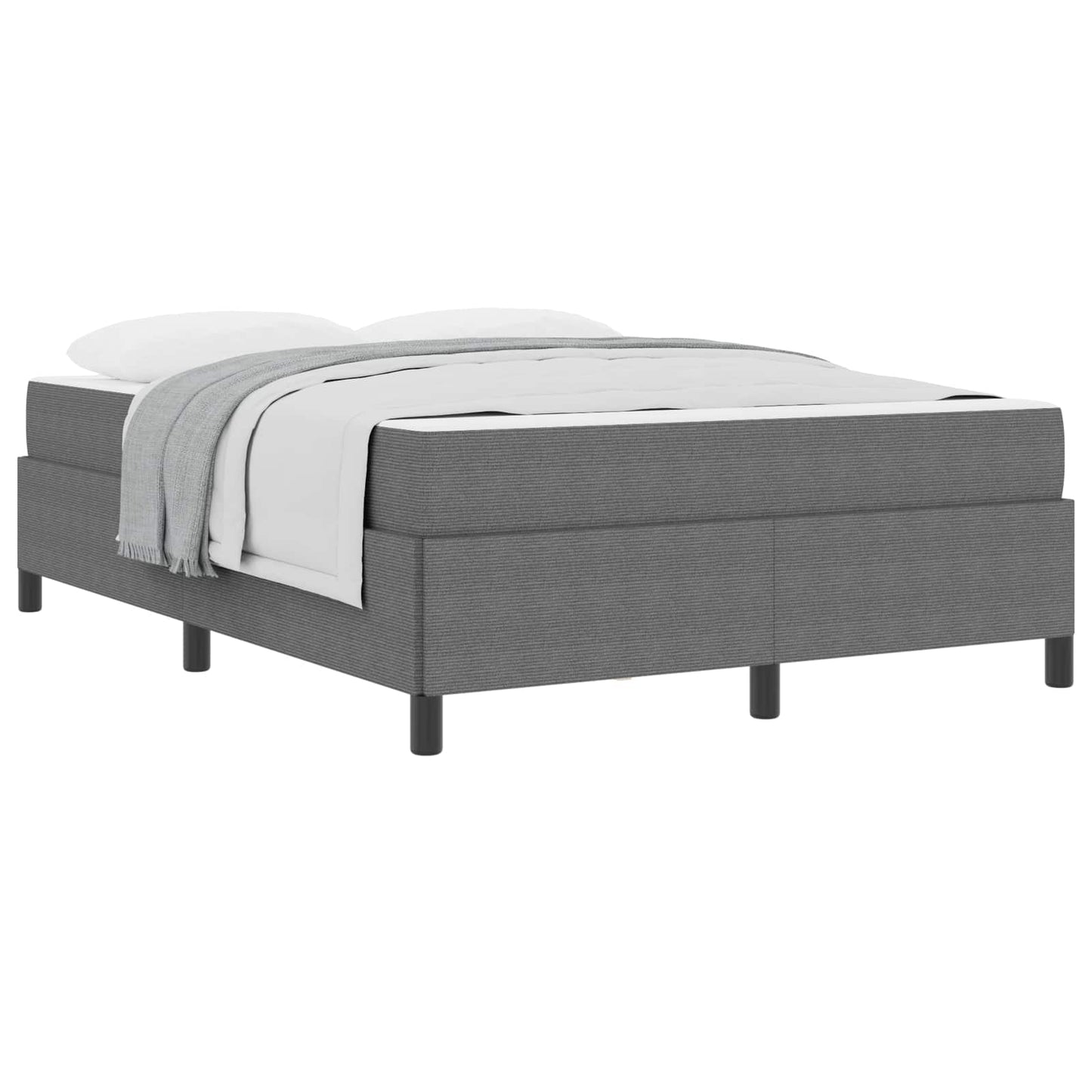 Struttura del letto Grigio chiaro 140 x 200 cm Tessuto | homemem39