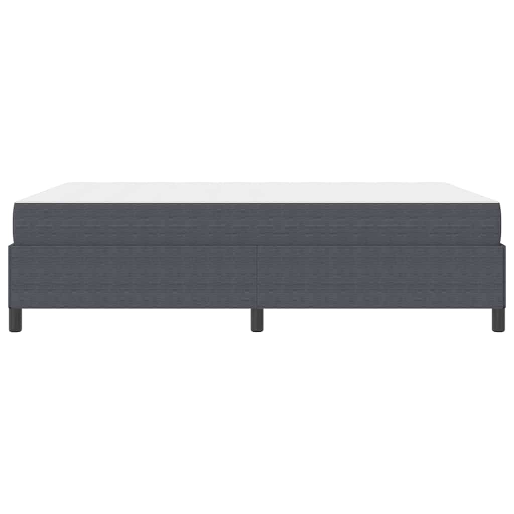 Struttura del letto Grigio scuro 160 x 200 cm Tessuto | homemem39