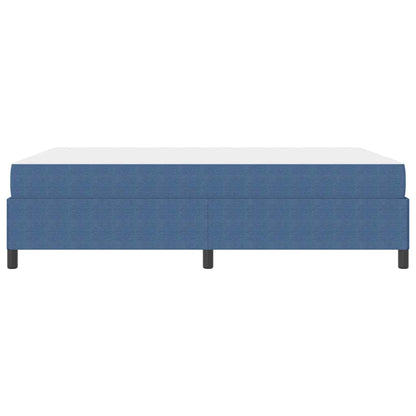 Struttura del letto con materasso Blu 160 x 200 cm Tessuto | homemem39