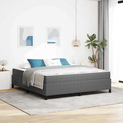 Struttura del letto Grigio chiaro 180 x 200 cm Tessuto