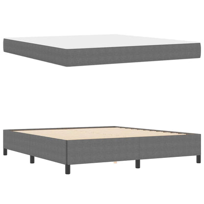 Struttura del letto Grigio chiaro 180 x 200 cm Tessuto
