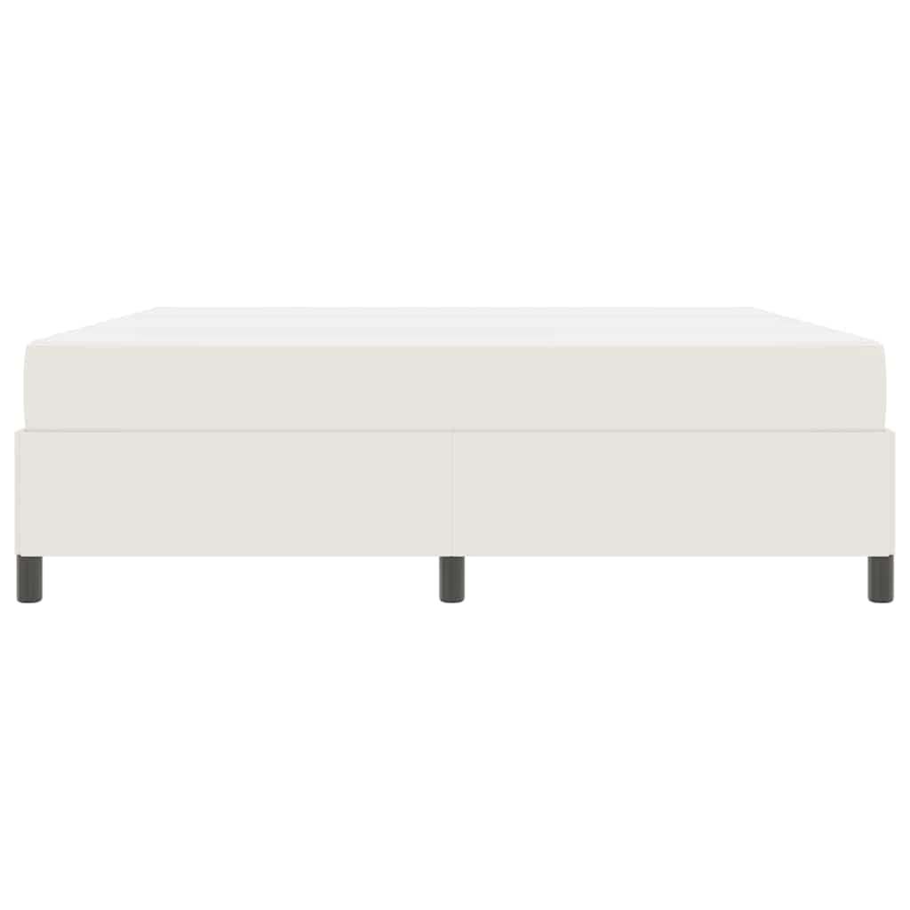 Struttura del letto con materasso Crema 180 x 200 cm Tessuto | homemem39