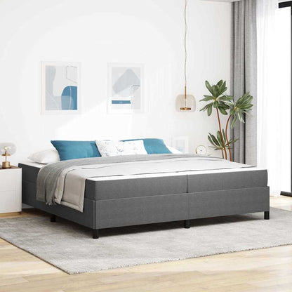 Struttura del letto Grigio chiaro 200 x 200 cm Tessuto | homemem39