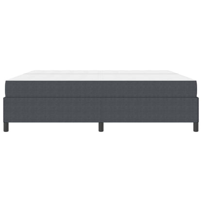 Struttura del letto Grigio scuro 200 x 200 cm Tessuto | homemem39