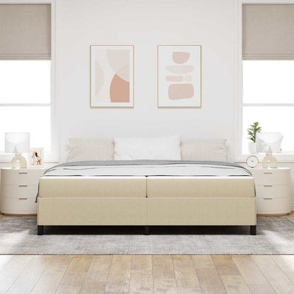 Struttura del letto Grigio Verde Chiaro 200 x 200 cm Tessuto