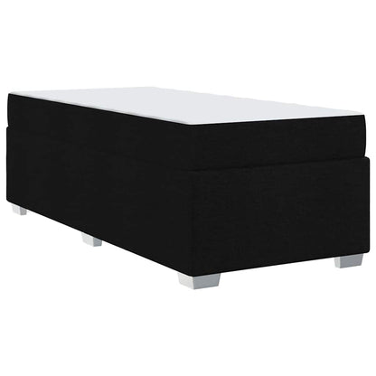 Struttura del letto con materasso Nero 80 x 200 cm Tessuto | homemem39