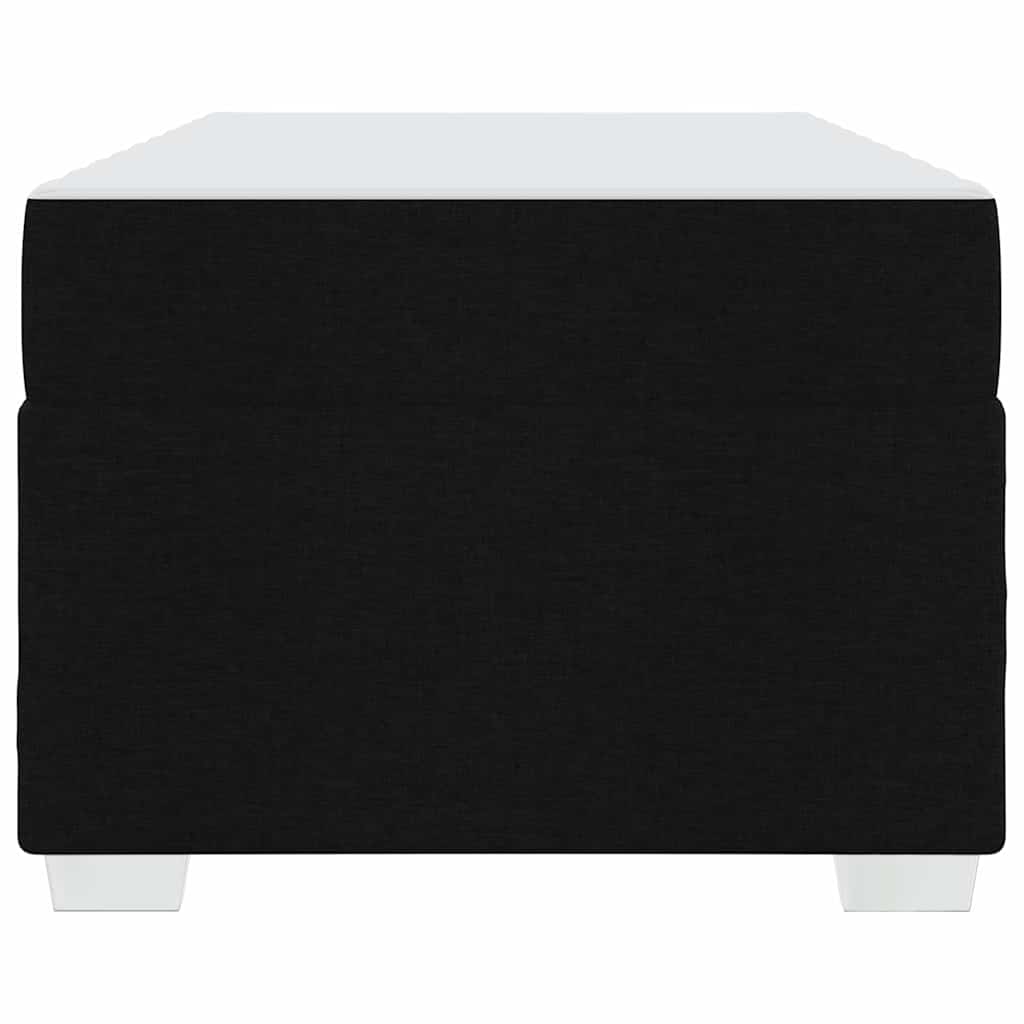 Struttura del letto con materasso Nero 80 x 200 cm Tessuto | homemem39