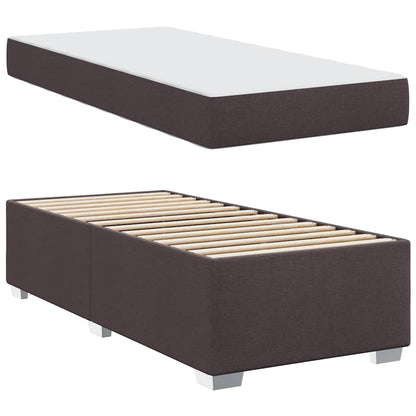 Struttura del letto Marrone Scuro 80 x 200 cm Tessuto | homemem39