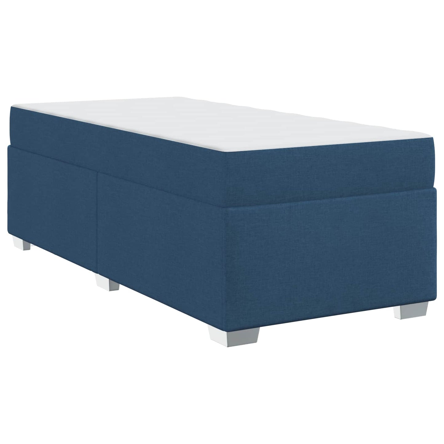 Struttura del letto con materasso Blu 80 x 200 cm Tessuto | homemem39