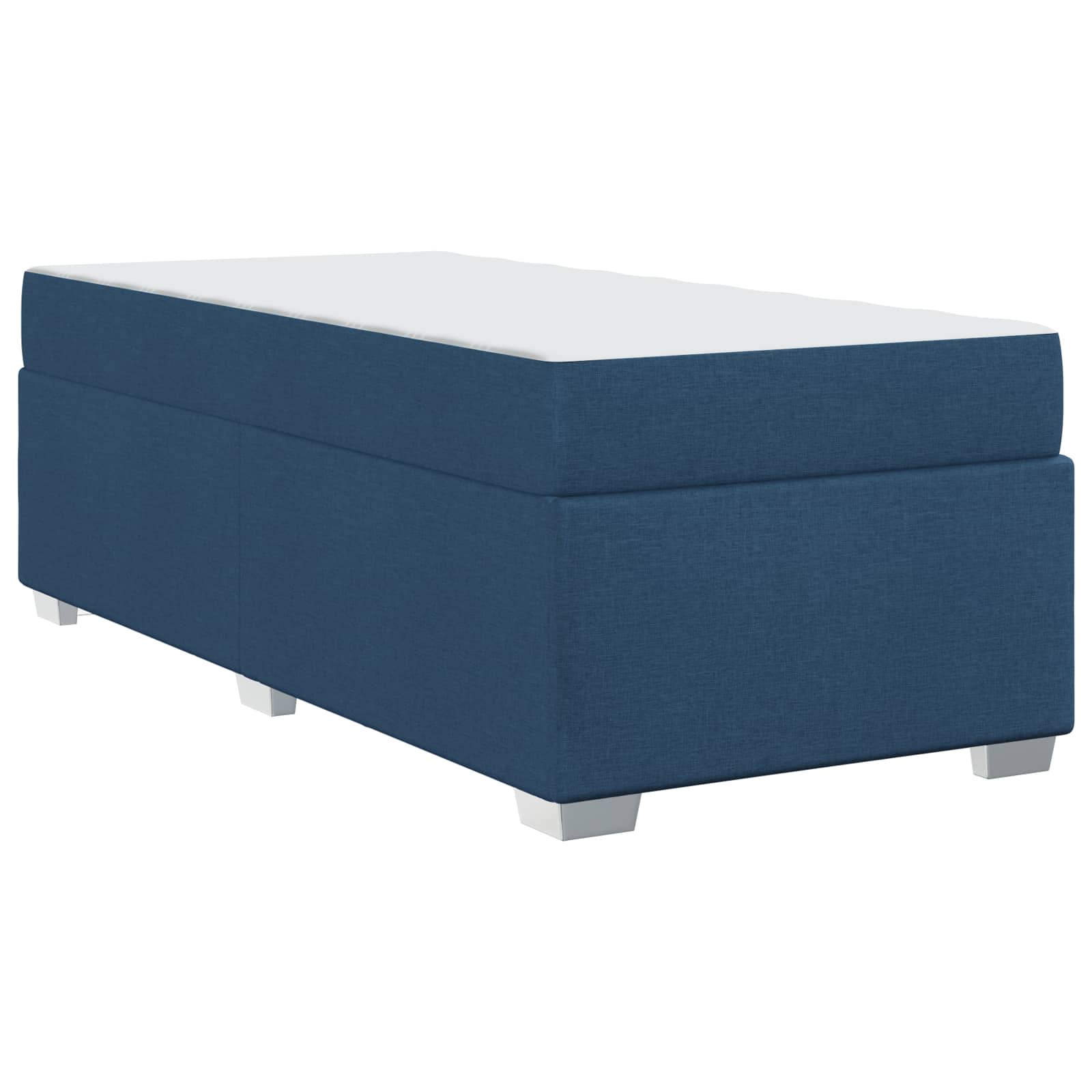 Struttura del letto con materasso Blu 80 x 200 cm Tessuto | homemem39