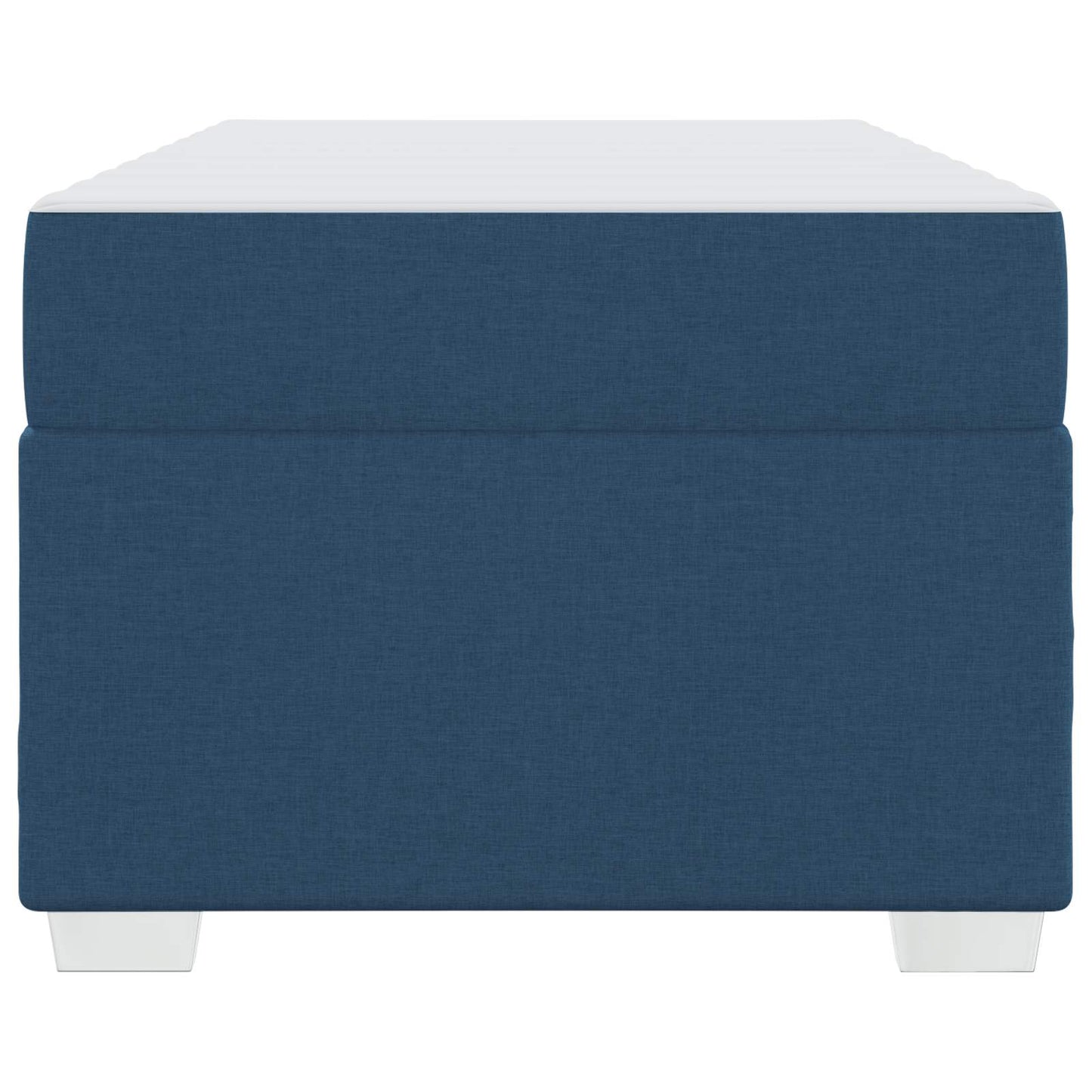 Struttura del letto con materasso Blu 80 x 200 cm Tessuto