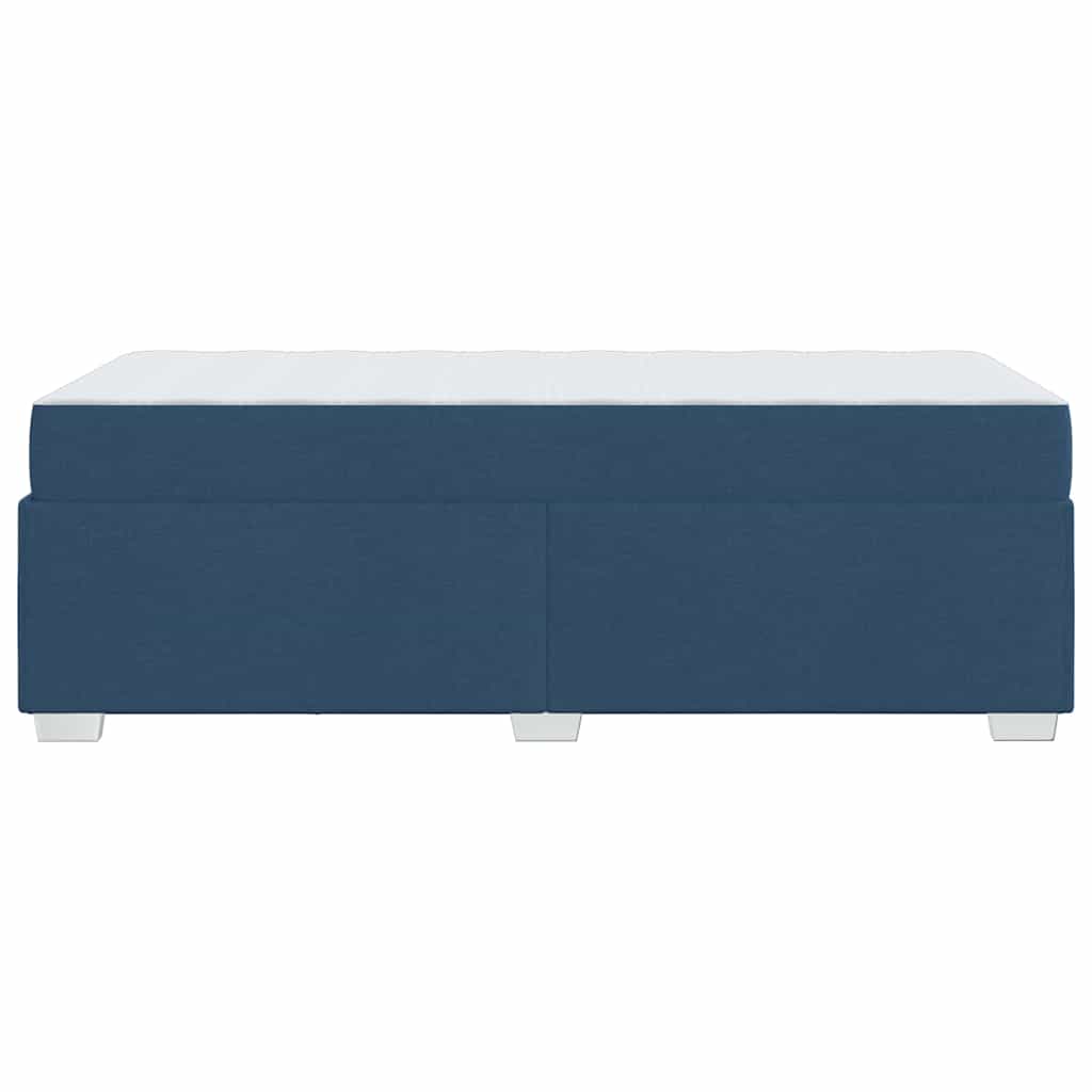 Struttura del letto con materasso Blu 90 x 190 cm Tessuto | homemem39
