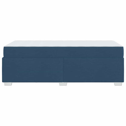 Struttura del letto con materasso Blu 90 x 190 cm Tessuto | homemem39