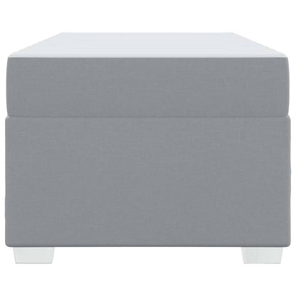 Struttura del letto Grigio chiaro 90 x 200 cm Tessuto