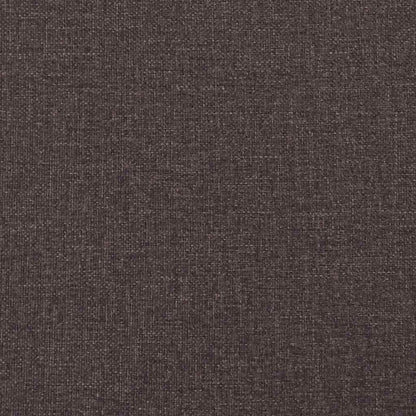 Struttura del letto Marrone Scuro 90 x 200 cm Tessuto