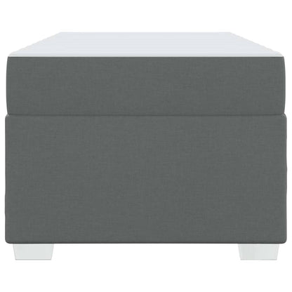 Struttura del letto Grigio scuro 100 x 200 cm Tessuto