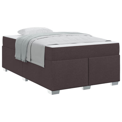 Struttura del letto Marrone Scuro 120 x 190 cm Tessuto | homemem39