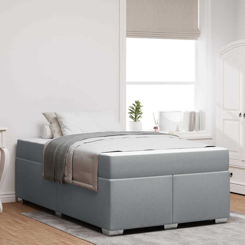Struttura del letto Grigio chiaro 120 x 200 cm Tessuto | homemem39