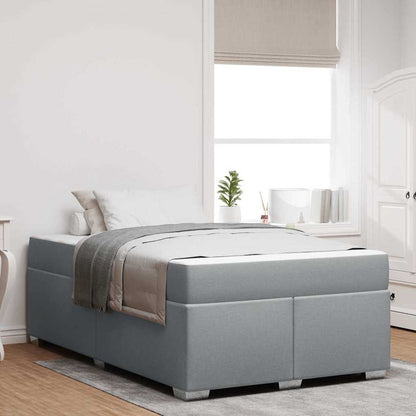 Struttura del letto Grigio chiaro 120 x 200 cm Tessuto | homemem39