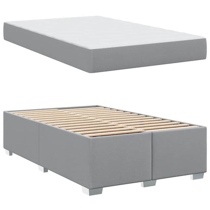 Struttura del letto Grigio chiaro 120 x 200 cm Tessuto | homemem39