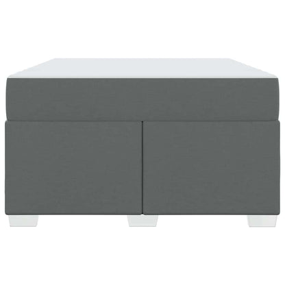 Struttura del letto Grigio scuro 120 x 200 cm Tessuto