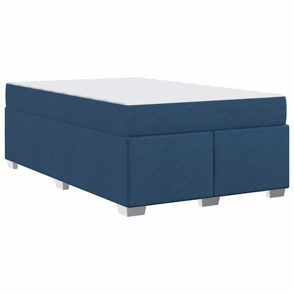 Struttura del letto con materasso Blu 120 x 200 cm Tessuto | homemem39