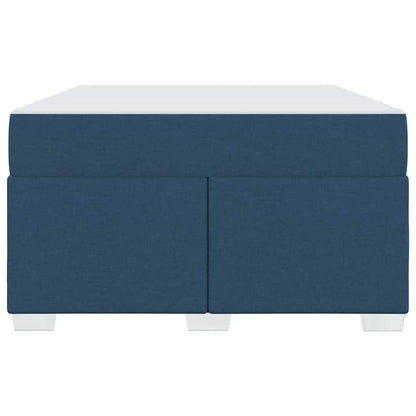Struttura del letto con materasso Blu 120 x 200 cm Tessuto | homemem39