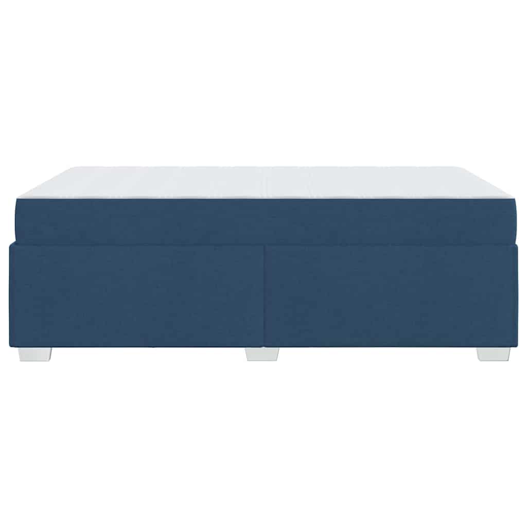 Struttura del letto con materasso Blu 120 x 200 cm Tessuto | homemem39
