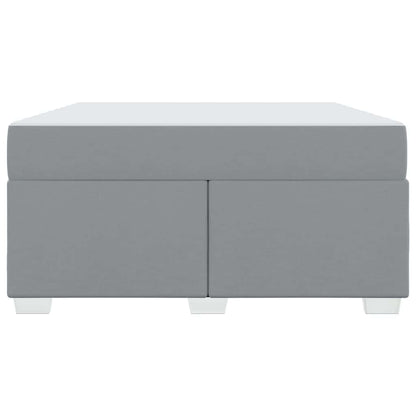 Struttura del letto Grigio chiaro 140 x 200 cm Tessuto | homemem39