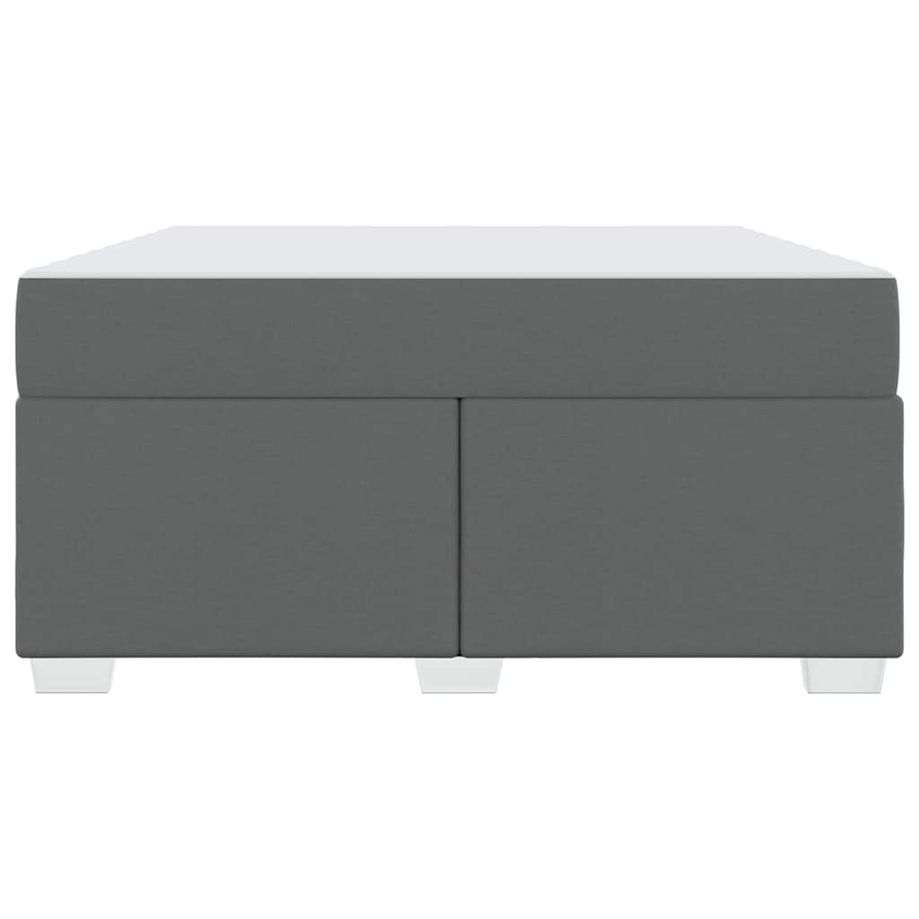 Struttura del letto Grigio scuro 140 x 200 cm Tessuto