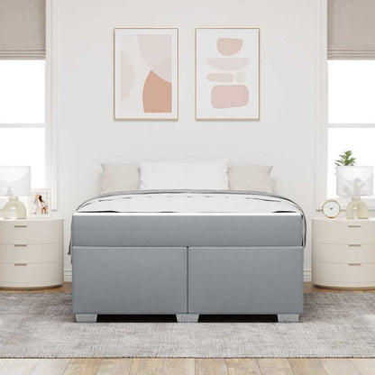 Struttura del letto Grigio chiaro 160 x 200 cm Tessuto | homemem39
