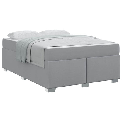 Struttura del letto Grigio chiaro 160 x 200 cm Tessuto | homemem39