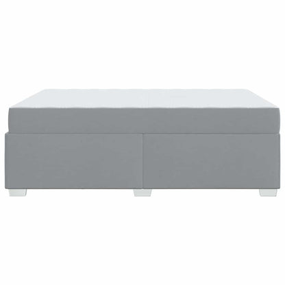 Struttura del letto Grigio chiaro 160 x 200 cm Tessuto | homemem39