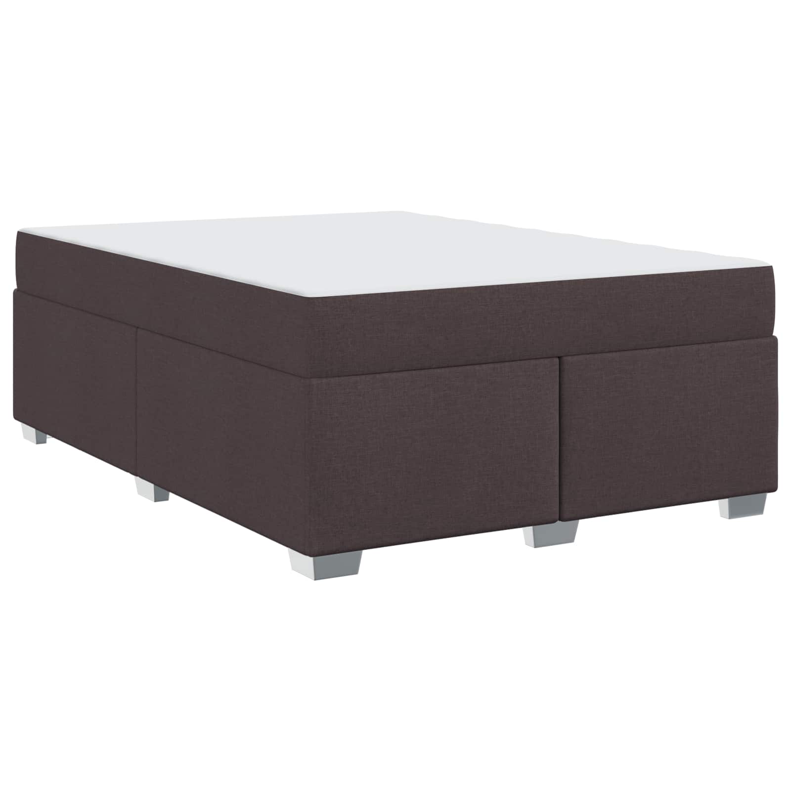 Struttura del letto Marrone Scuro 160 x 200 cm Tessuto | homemem39