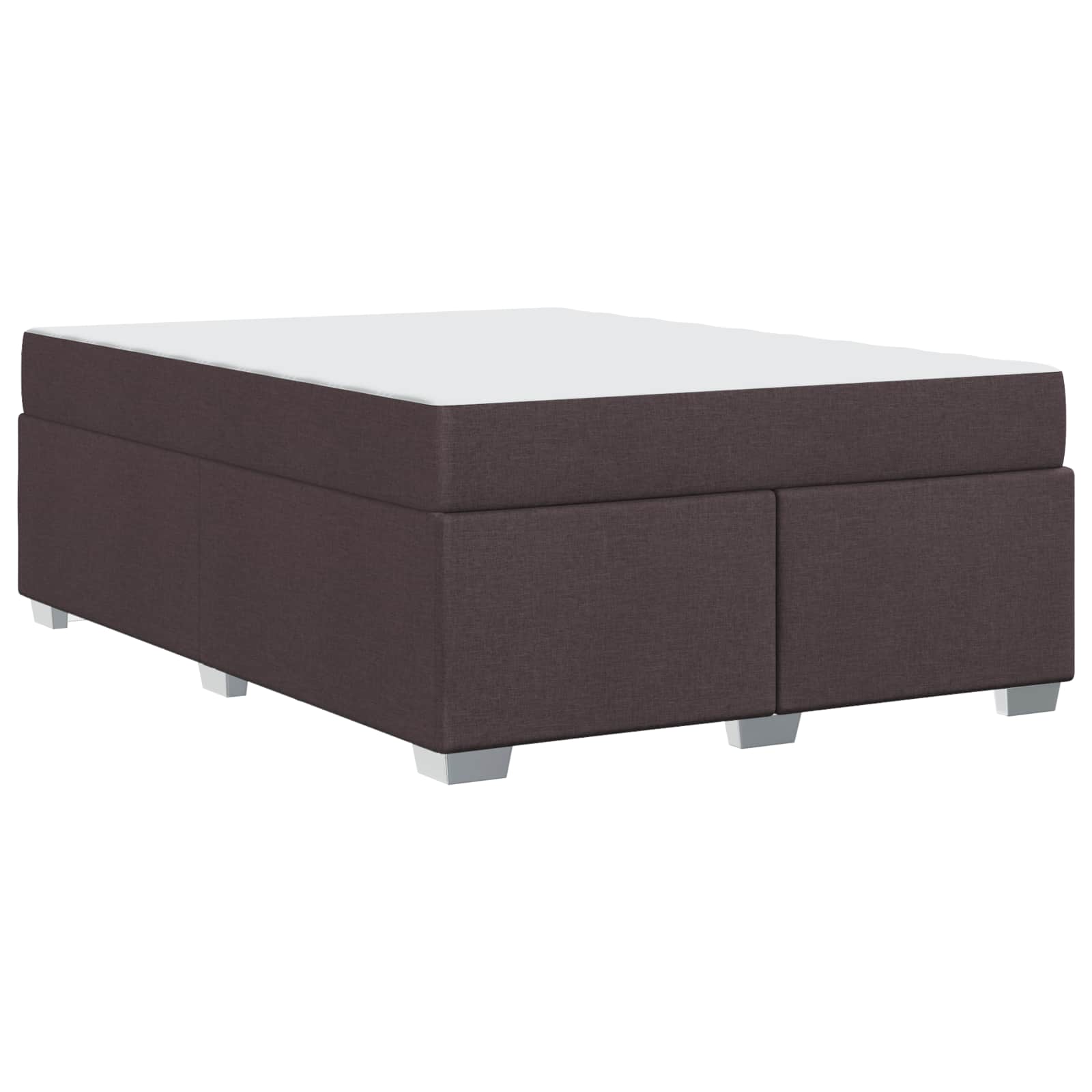 Struttura del letto Marrone Scuro 160 x 200 cm Tessuto | homemem39