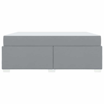 Struttura del letto Grigio chiaro 180 x 200 cm Tessuto