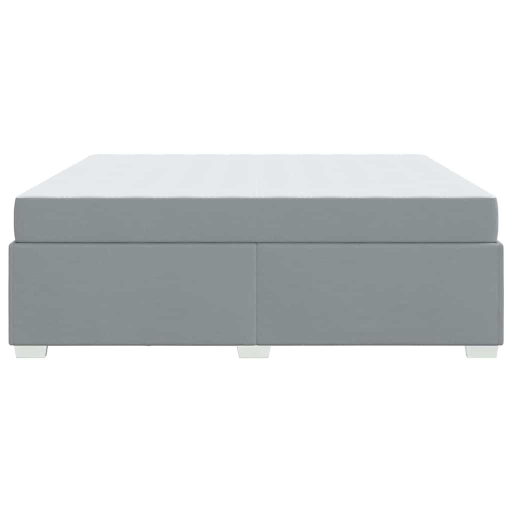 Struttura del letto Grigio chiaro 180 x 200 cm Tessuto