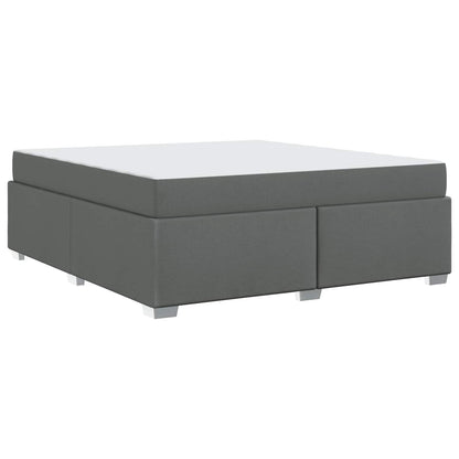 Struttura del letto Grigio scuro 180 x 200 cm Tessuto | homemem39