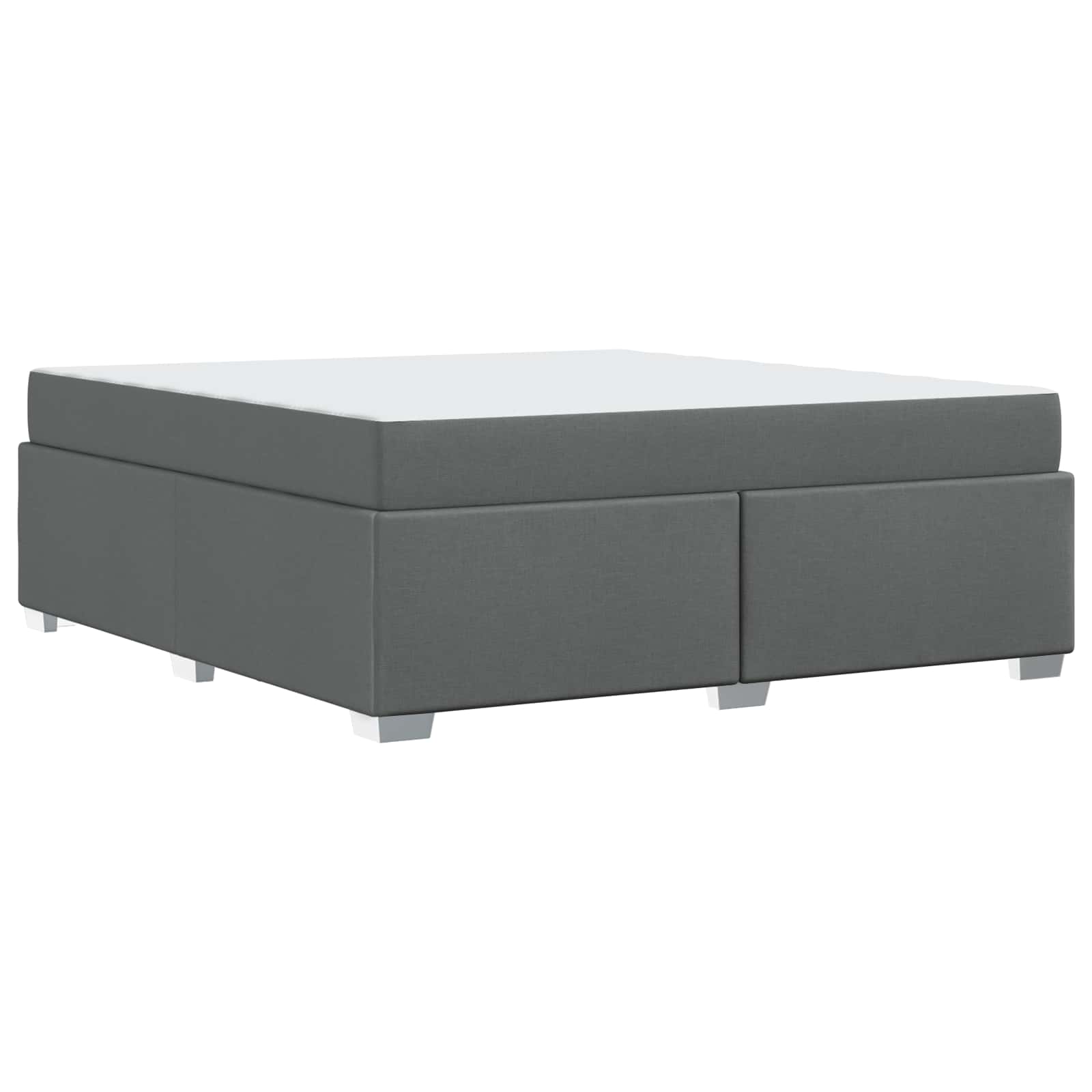 Struttura del letto Grigio scuro 180 x 200 cm Tessuto | homemem39