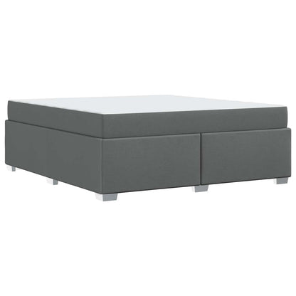 Struttura del letto Grigio scuro 180 x 200 cm Tessuto